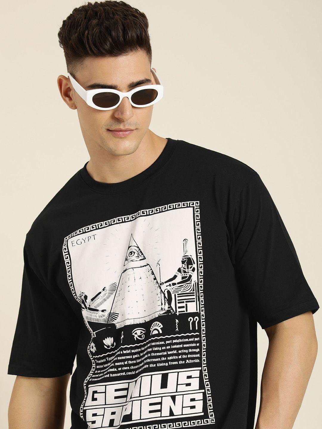 difference of opinion men graphic printed oversized t-shirt