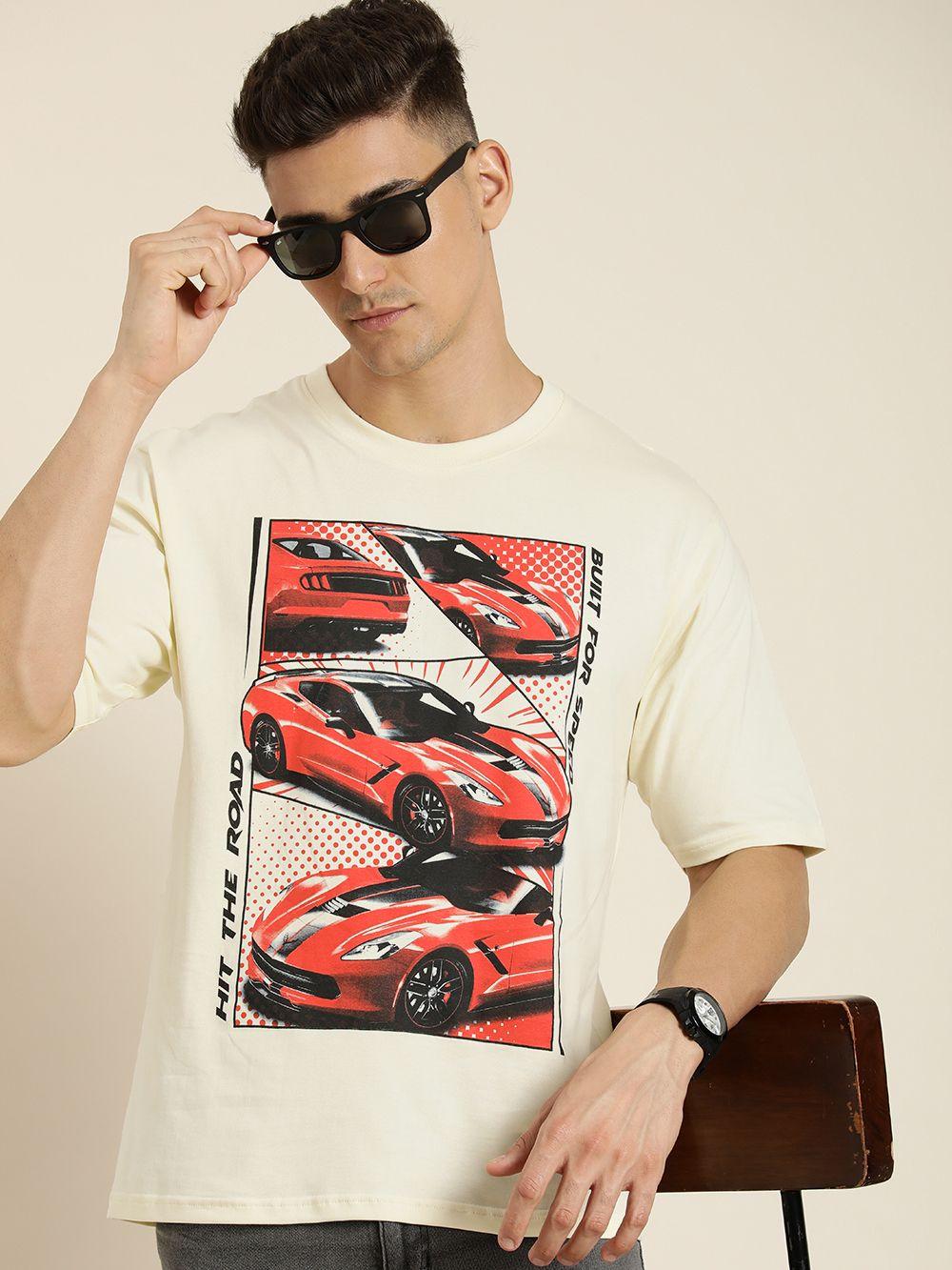 difference of opinion men graphic printed oversized t-shirt