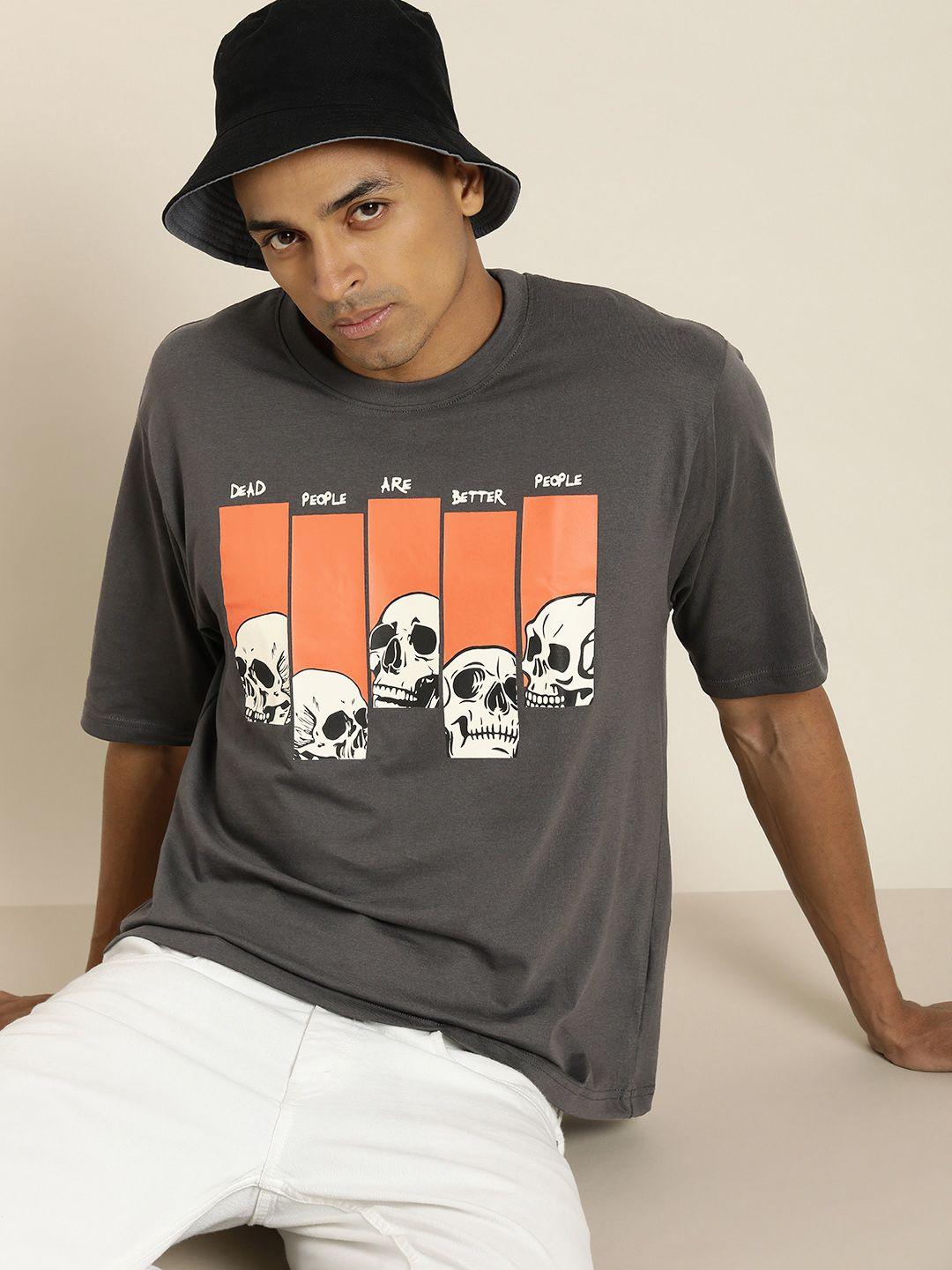 difference of opinion men graphic printed oversized t-shirt