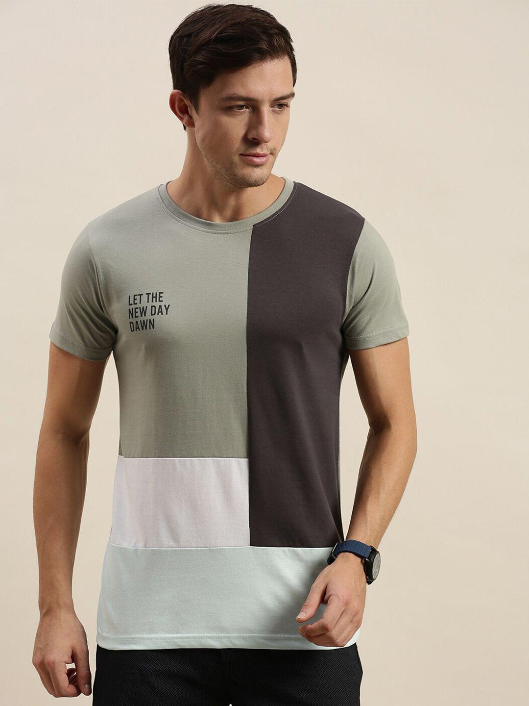 difference of opinion men grey typography pockets t-shirt
