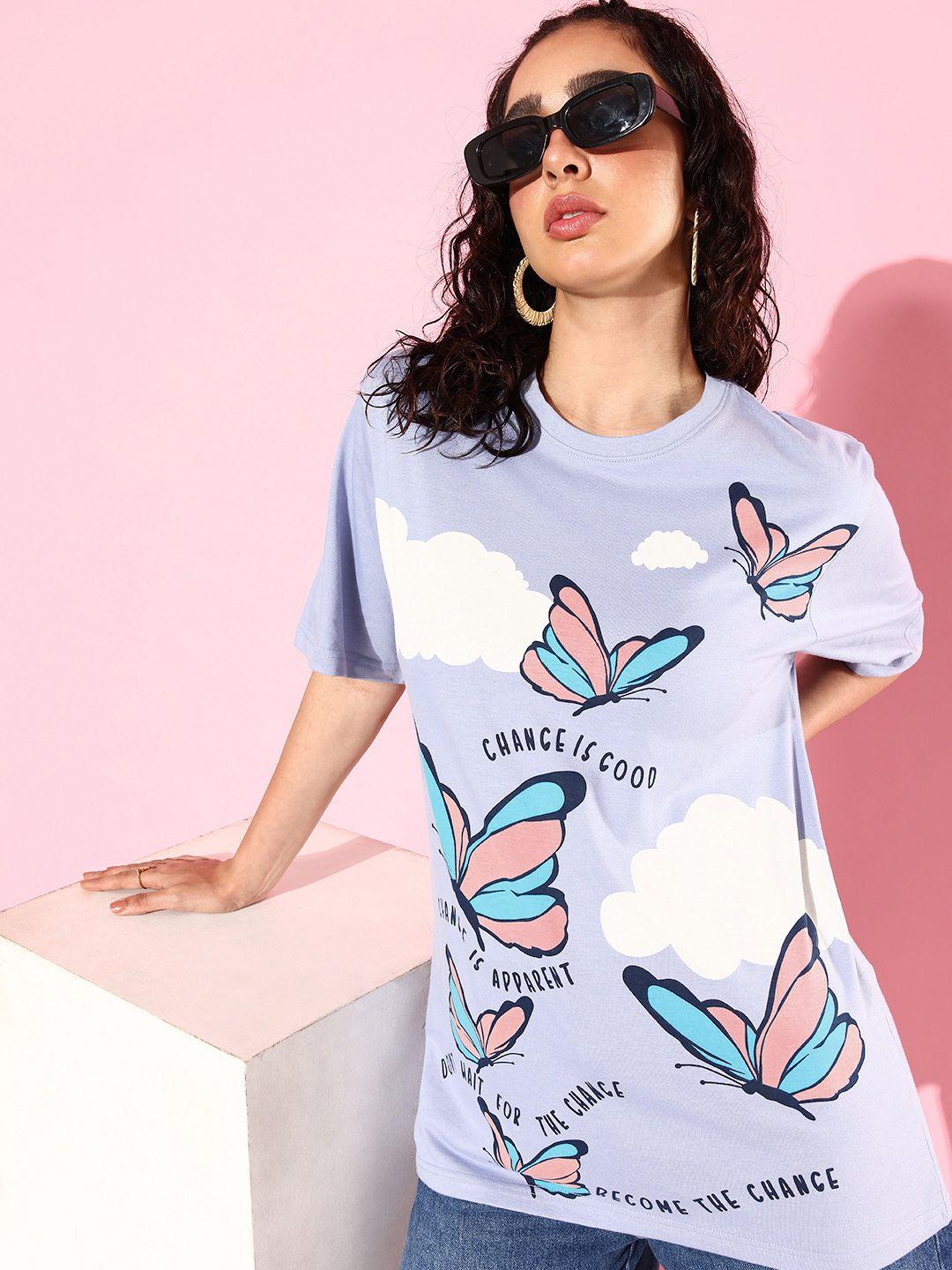 difference of opinion printed loose fit t-shirt