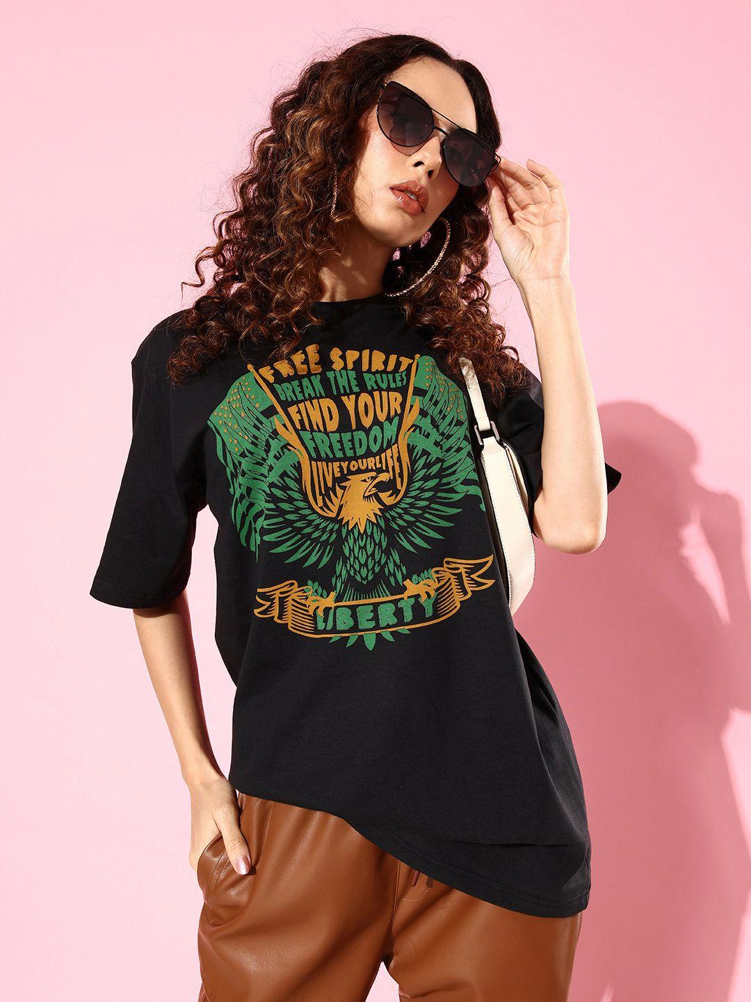 difference of opinion printed loose fit t-shirt