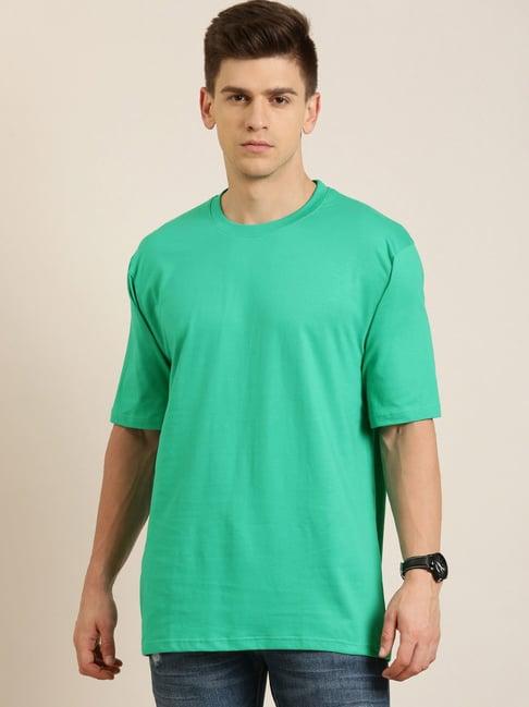 difference of opinion teal cotton crew t-shirt