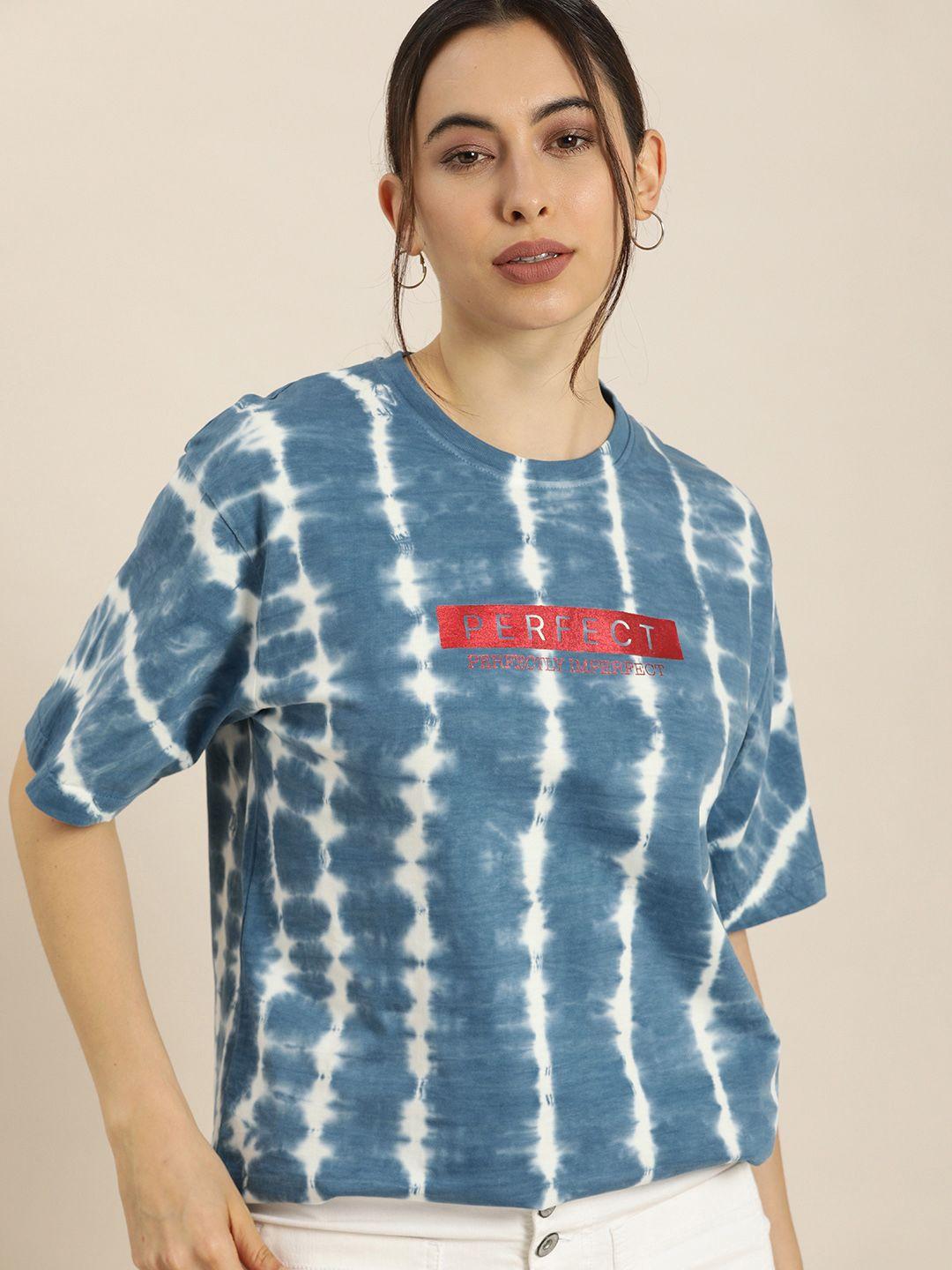 difference of opinion women multicoloured tie and dye dyed oversized t-shirt