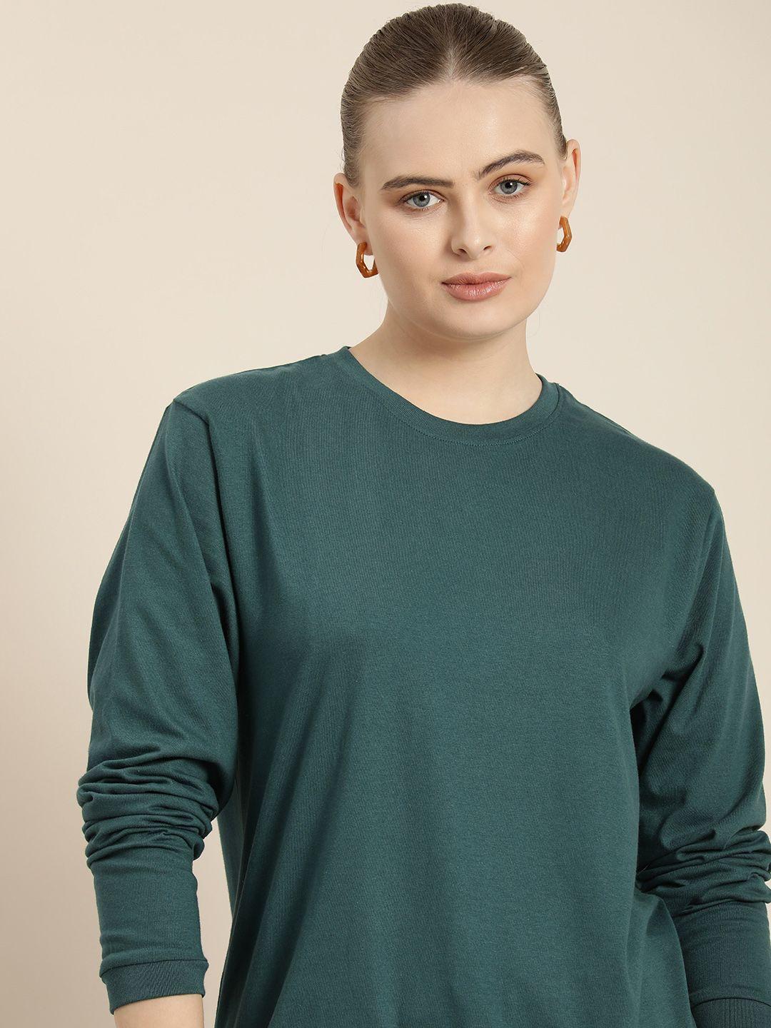 difference of opinion women pure cotton oversized t-shirt
