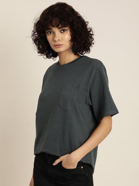 dillinger dark grey oversized t-shirt