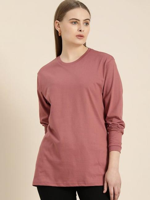 dillinger dusty pink cotton oversized t-shirt