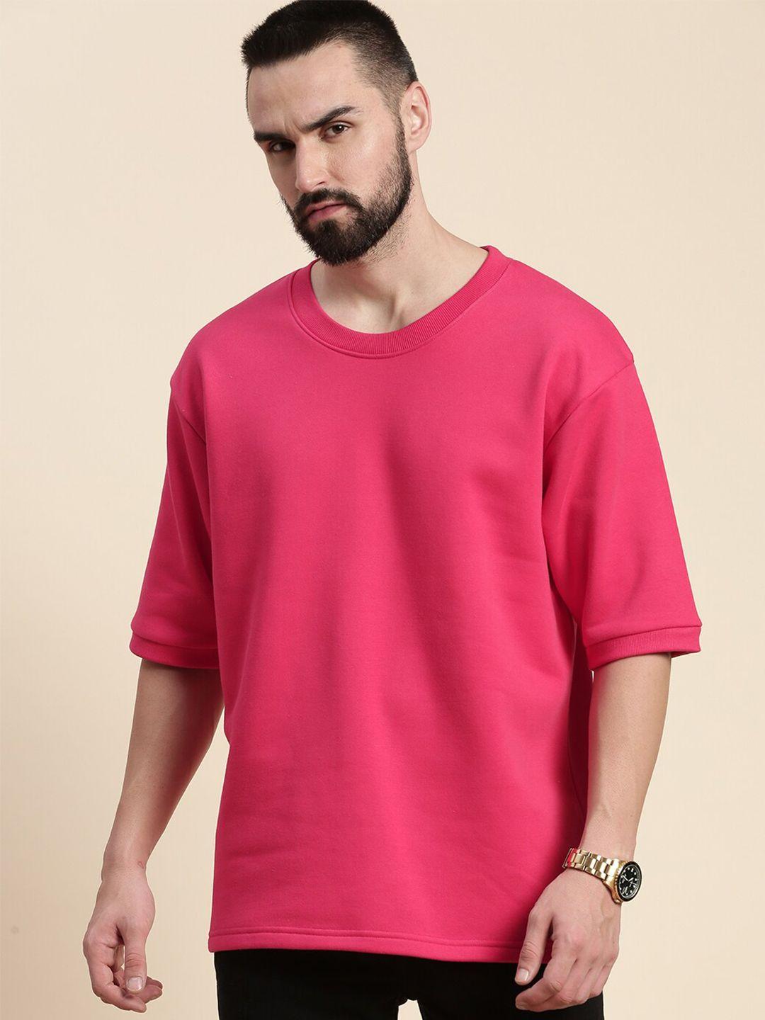 dillinger men pink sweatshirt