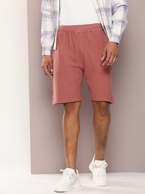 dillinger pink regular fit shorts