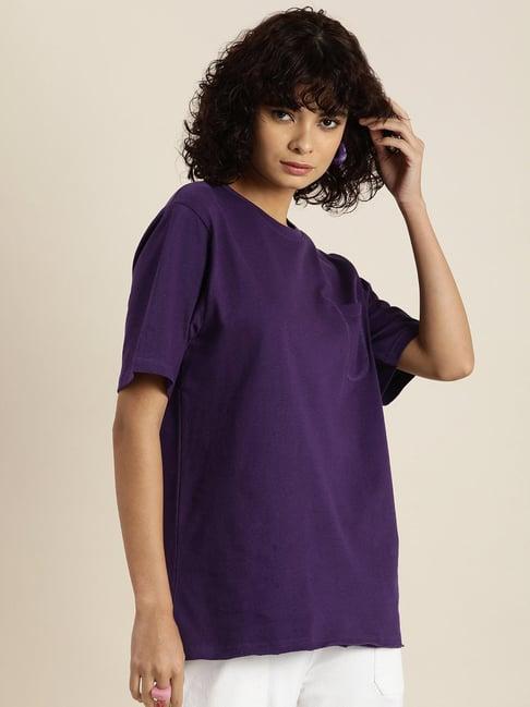 dillinger purple oversized t-shirt