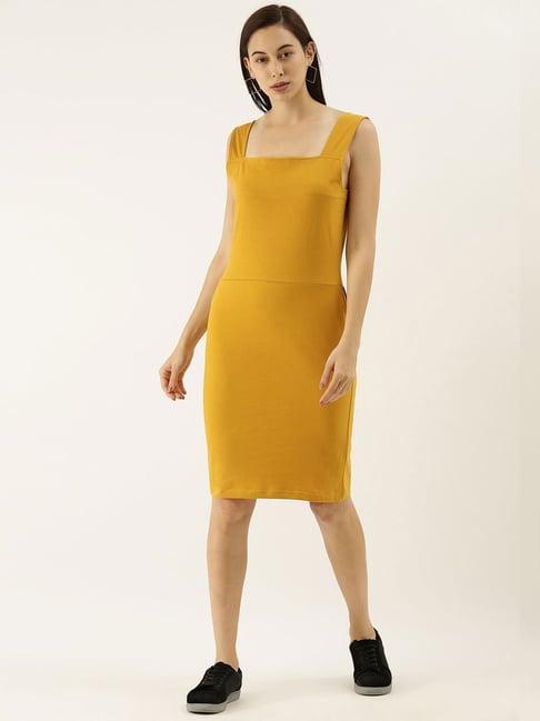 dillinger yellow cotton dress