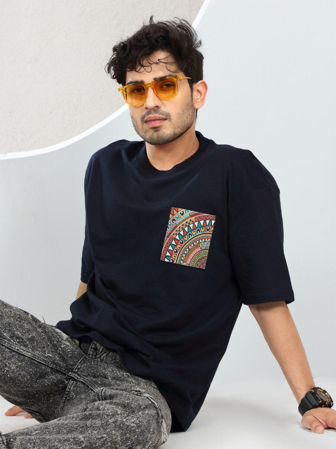 dimeh tribal printed oversized cotton t-shirt