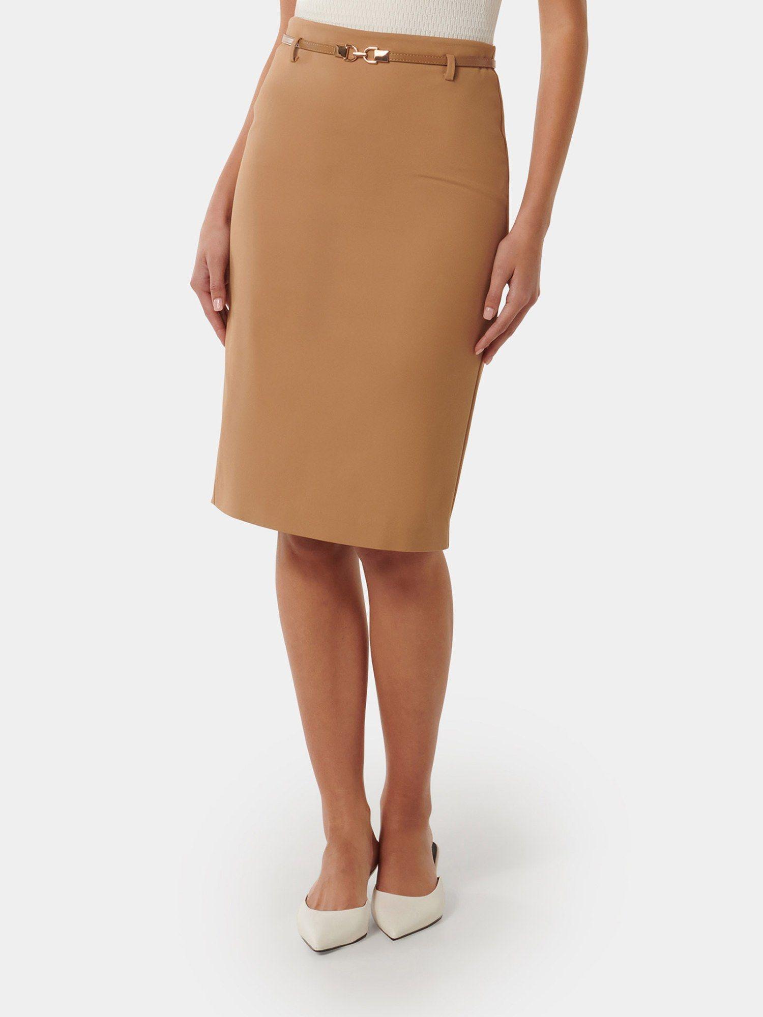 dina belted pencil skirt with belt (set of 2)