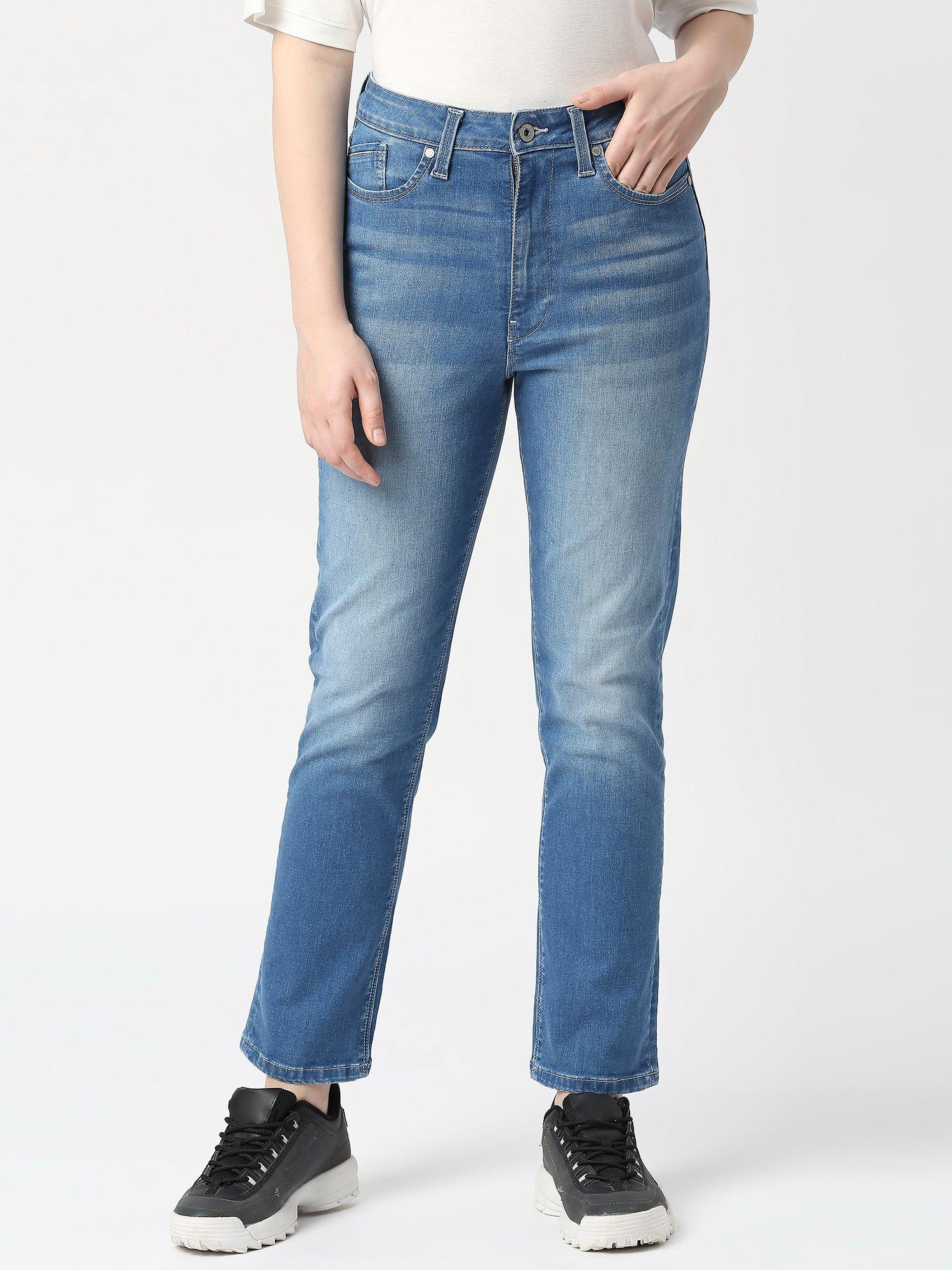 dion straight fit high waist jeans