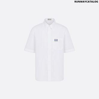 dior charm short-sleeved shirt