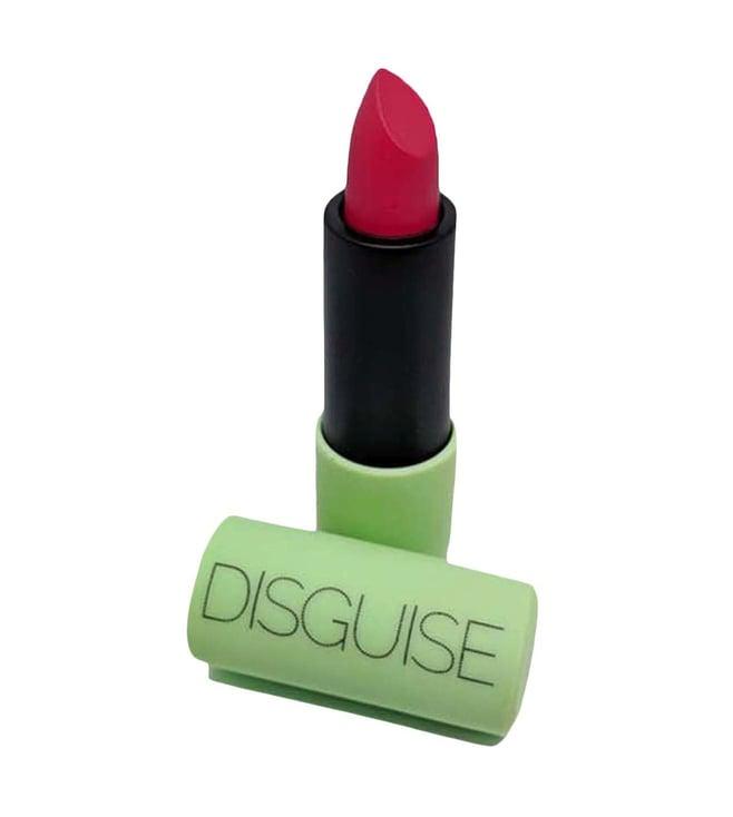 disguise cosmetics ultra-comfortable satin matte lipstick pink trekker - 4.2 gm