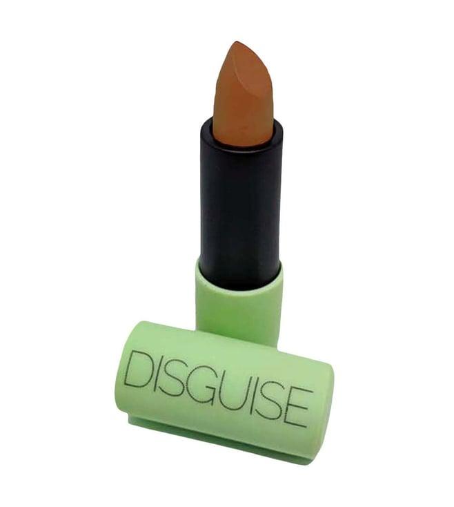 disguise cosmetics ultra-comfortable satin matte lipstick toffee vocalist - 4.2 gm