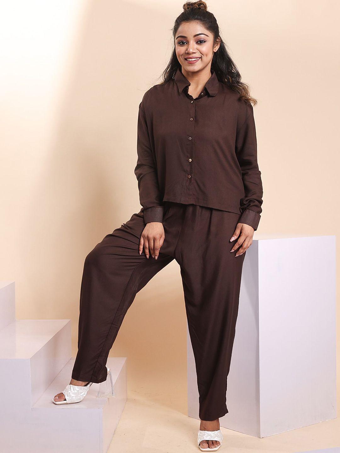 disli cuffed sleeves shirt & trousers