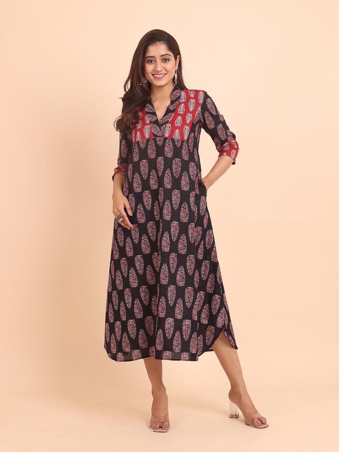 disli printed ethnic dress