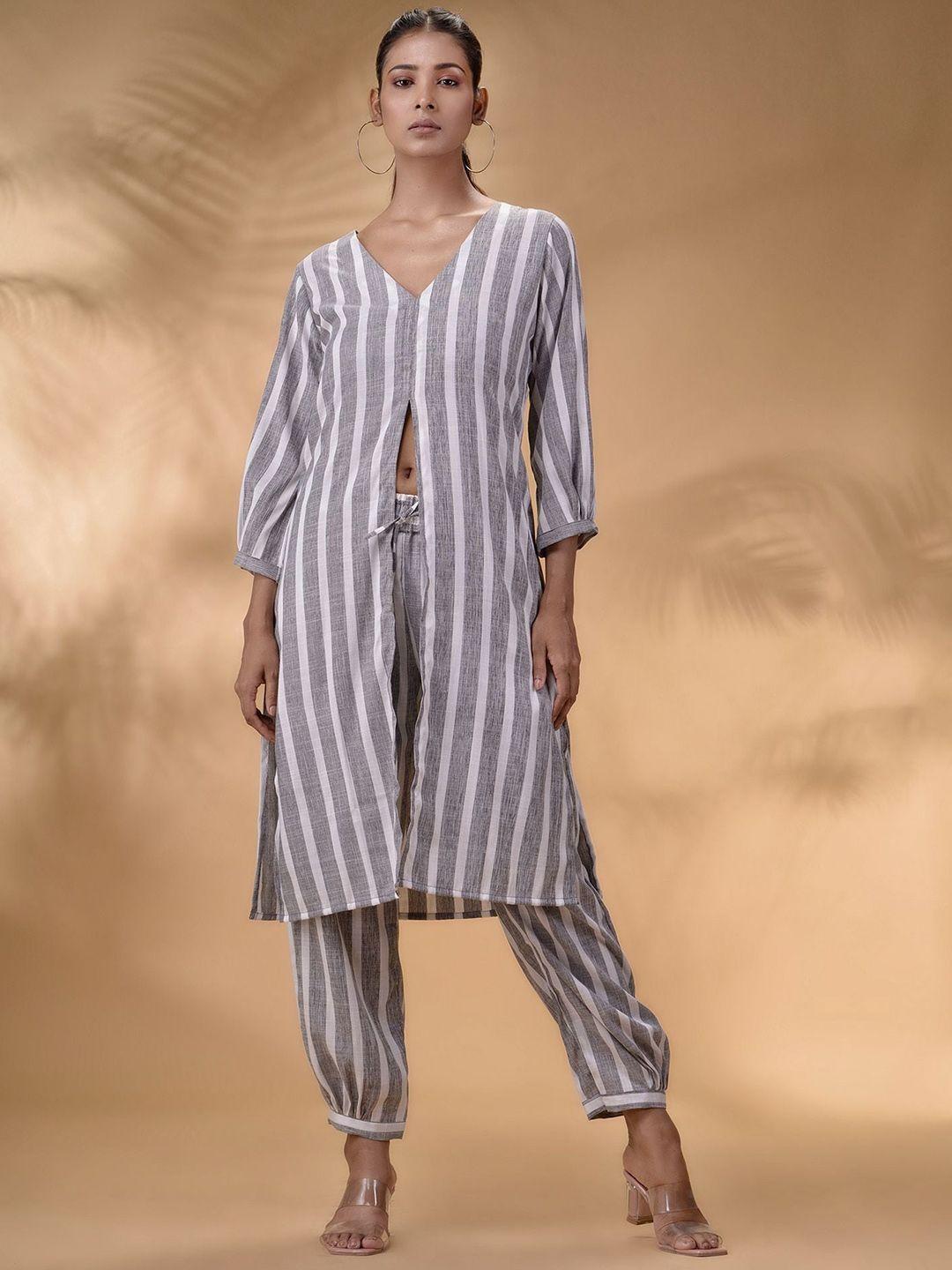 disli striped pure cotton co-ords