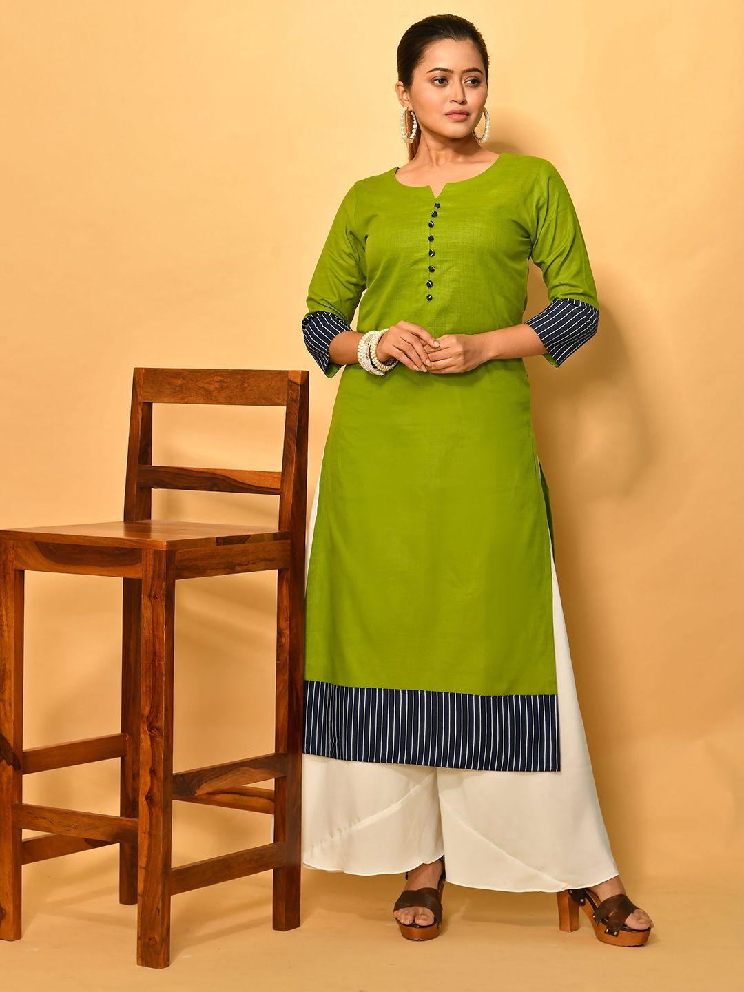 disli women green kurta