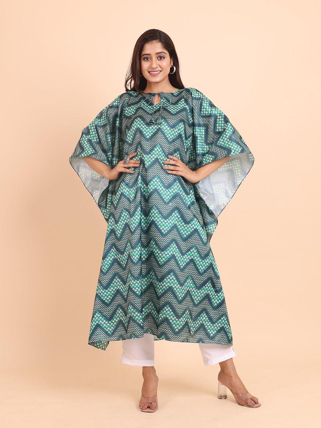 disli women green regular kurta with palazzos