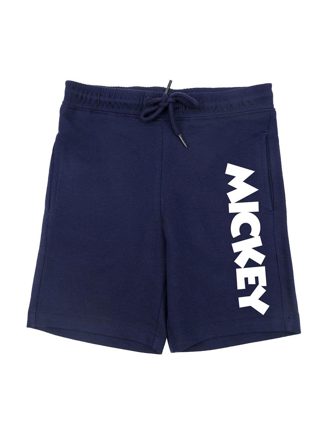 disney by wear your mind boys navy blue mickey mouse shorts