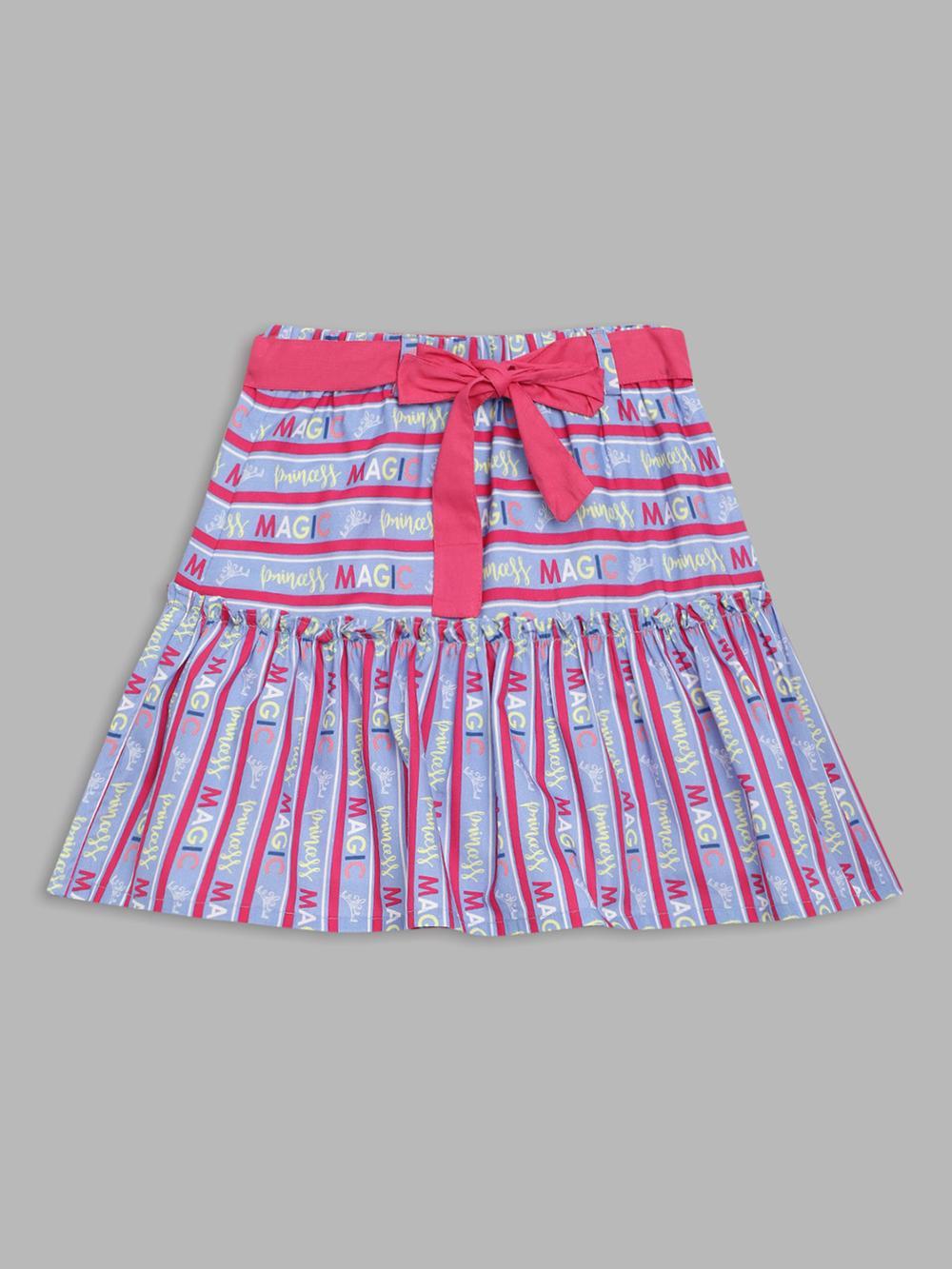 disney-girls-lilac-printed-skirt