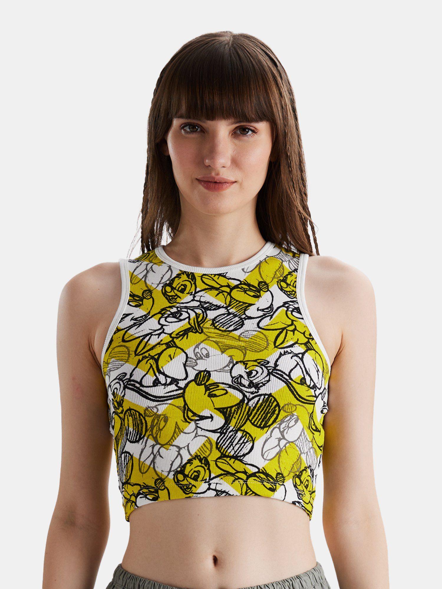 disney: slay cropped tank tops for womens