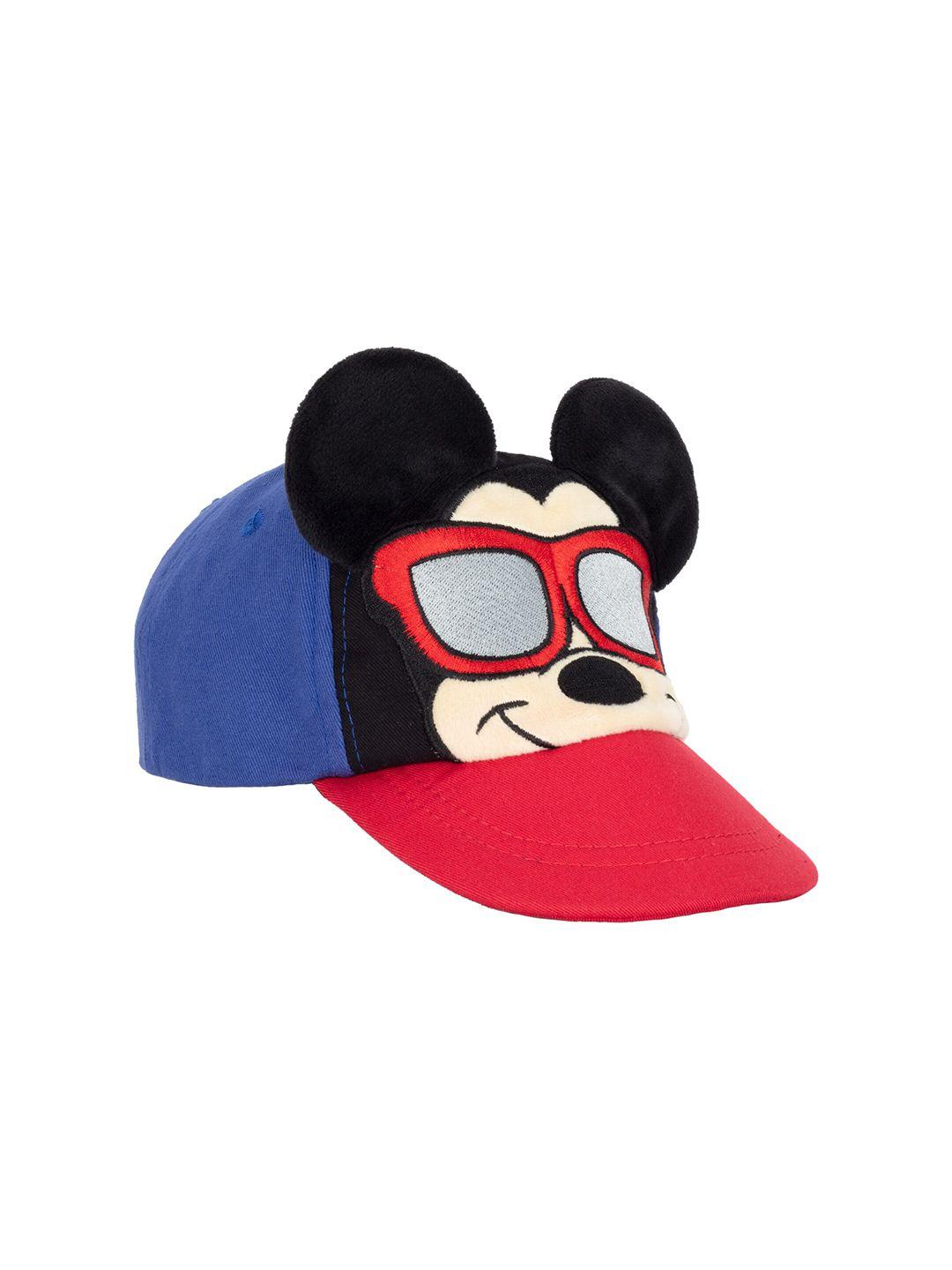 disney boys red & blue mickey mouse snapback cap