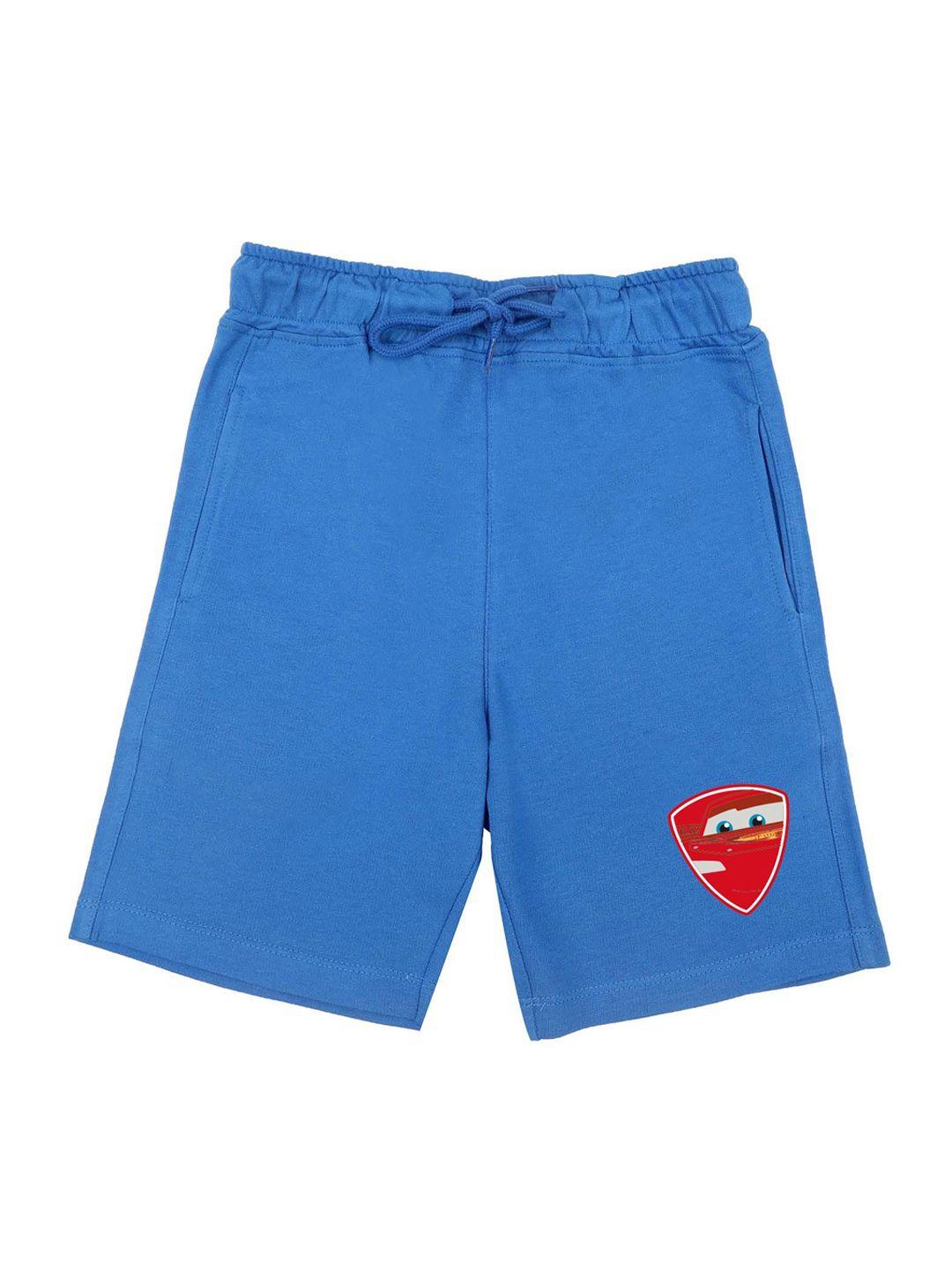 disney by wear your mind boys blue solid regular fit regular shorts