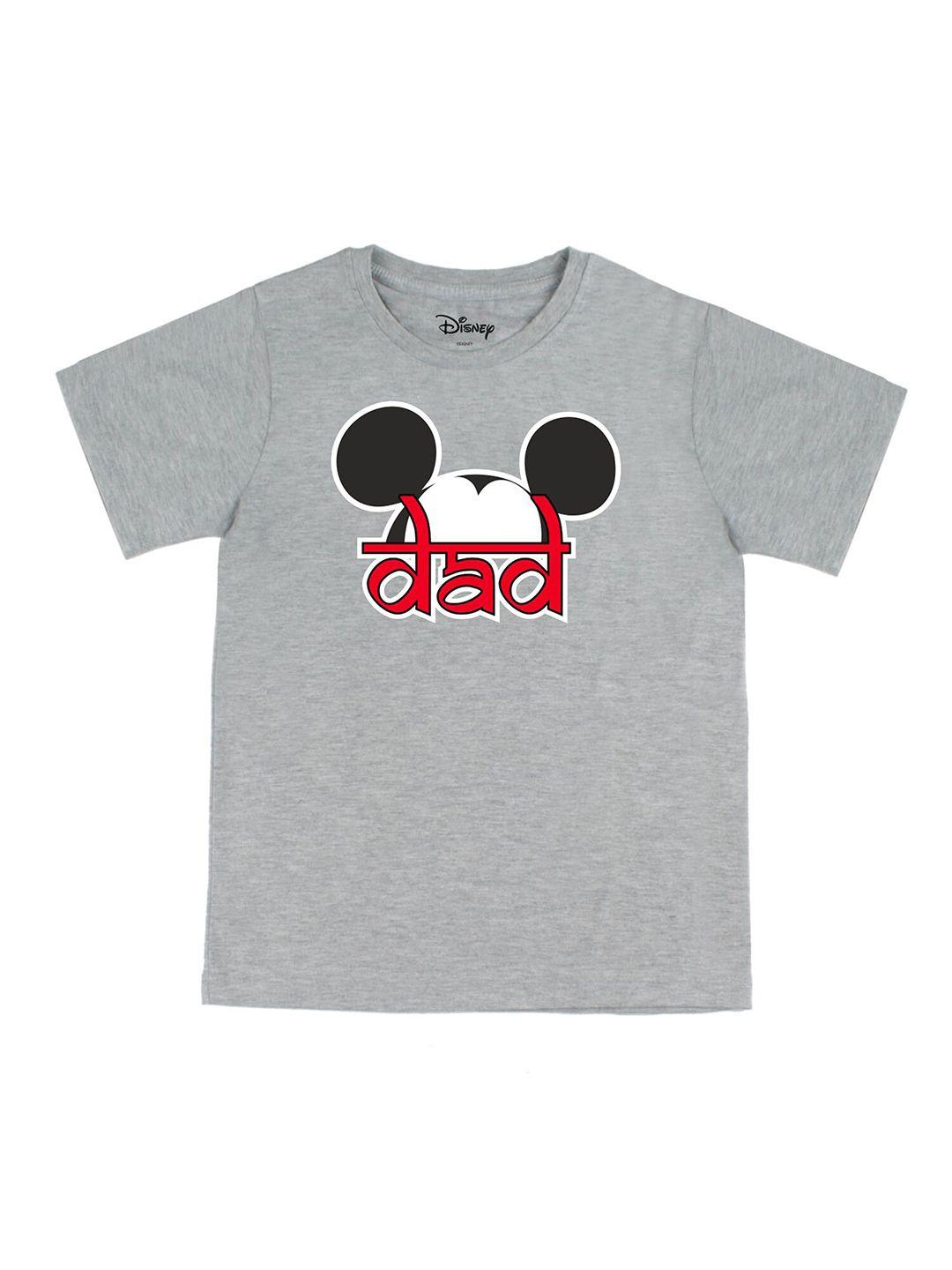 disney by wear your mind boys grey printed applique t-shirt