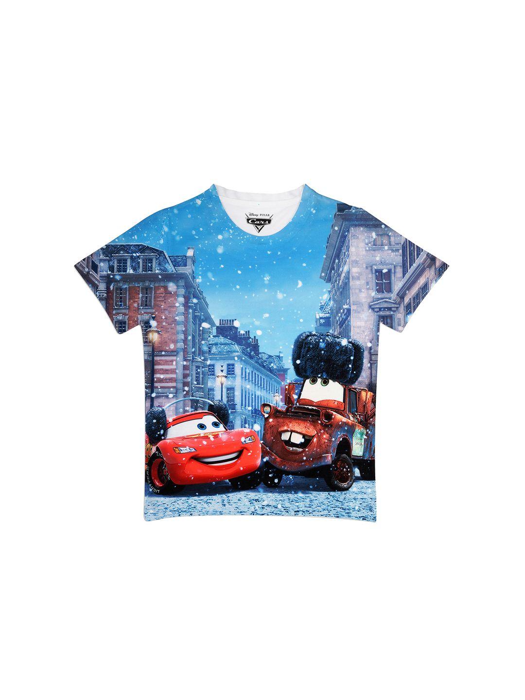 disney by wear your mind boys multicoloured printed t-shirt