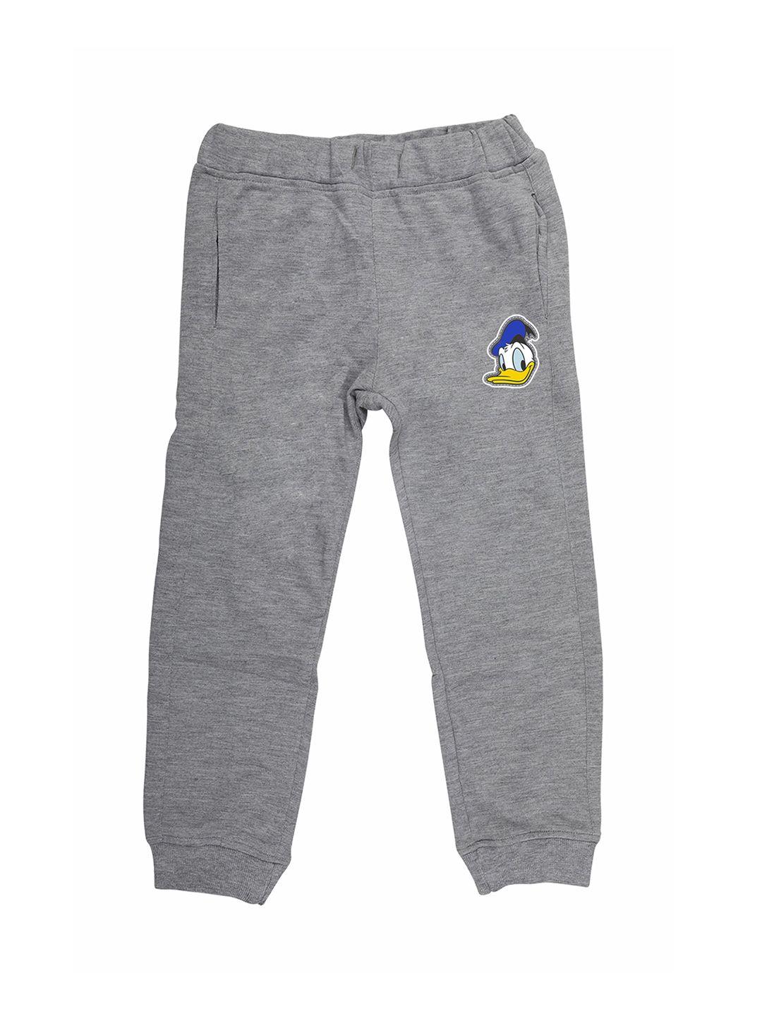 disney by wear your mind kids grey mickey & friends solid joggers