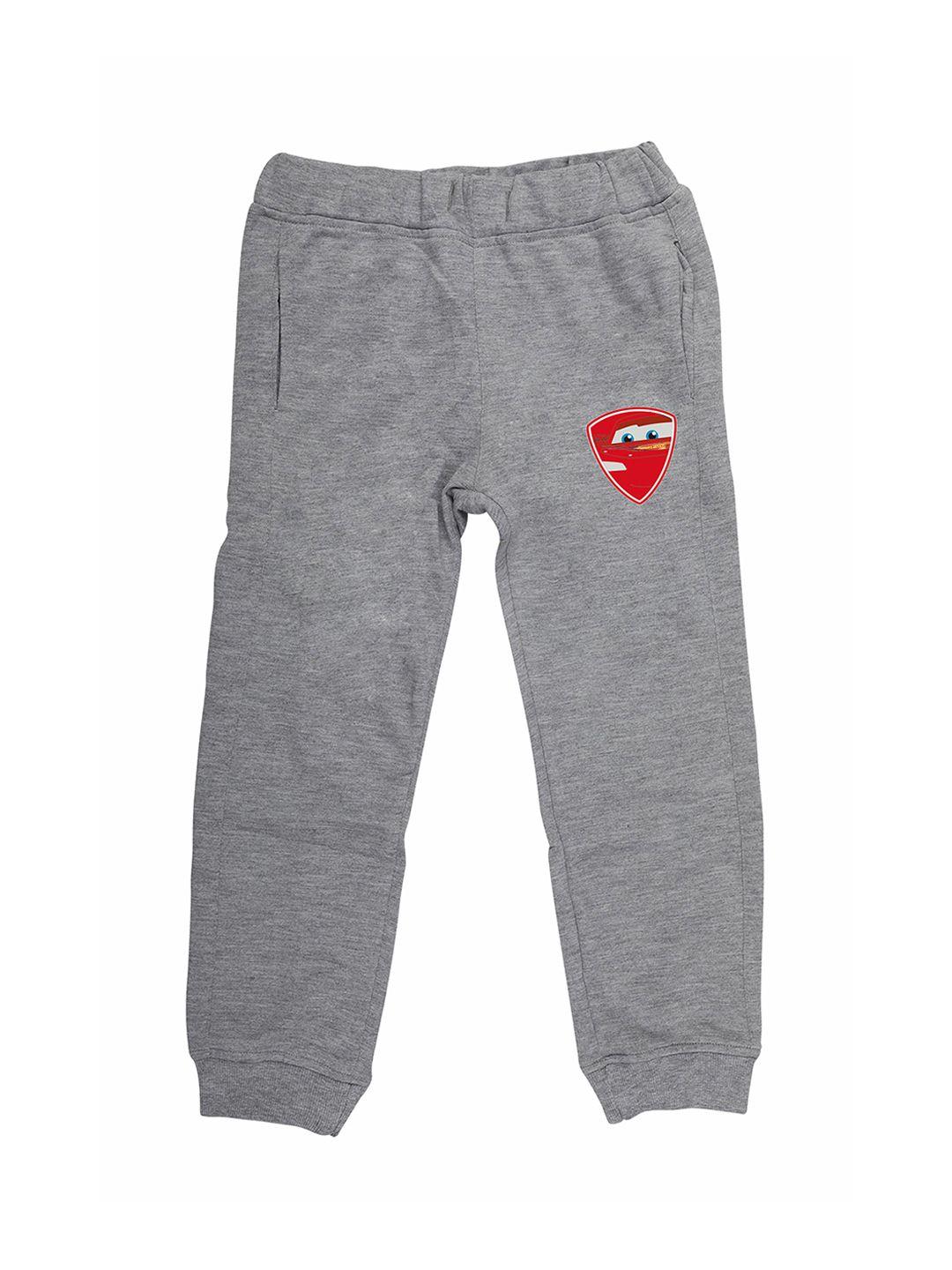 disney by wear your mind kids grey regular fit solid joggers