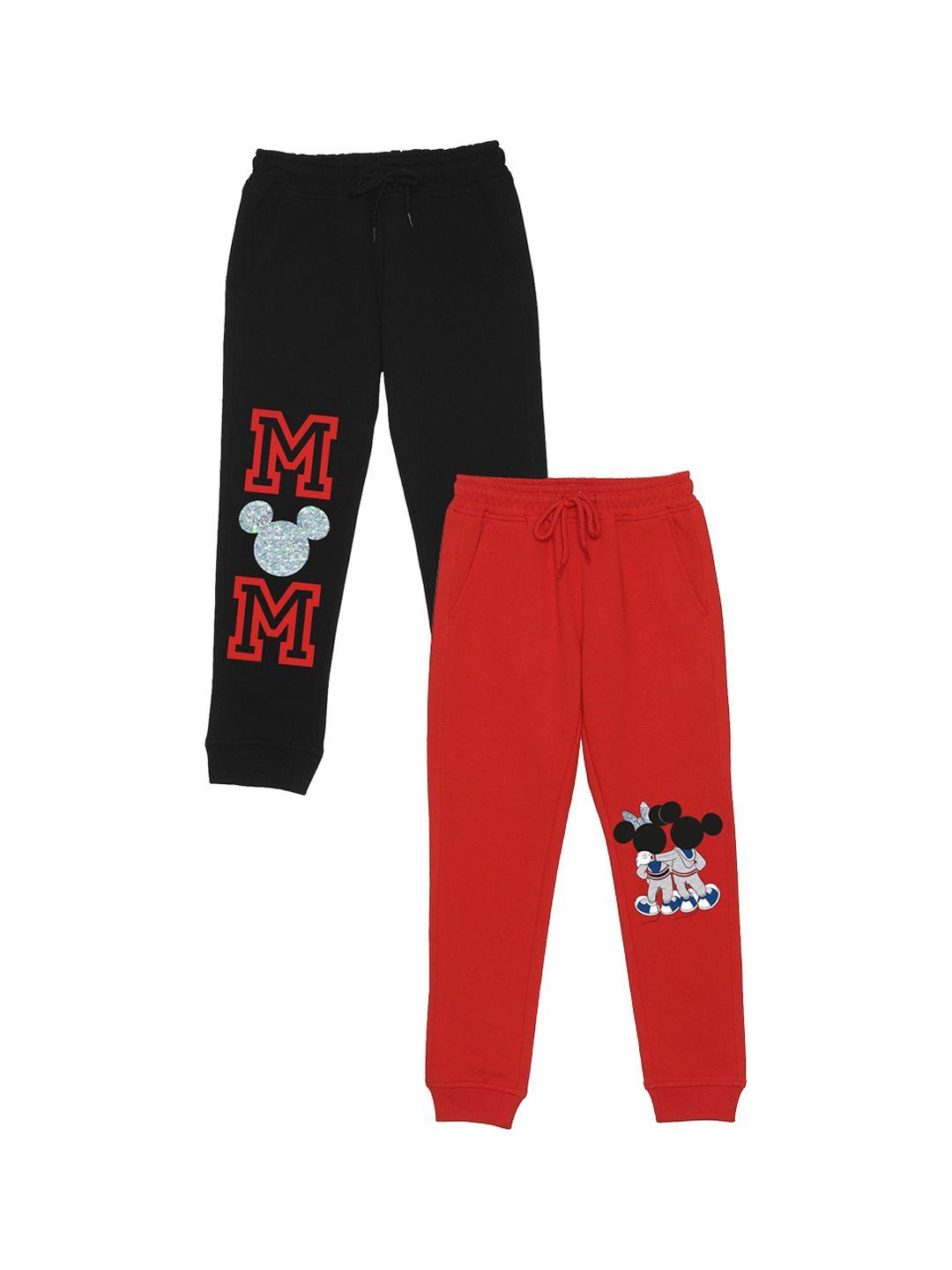 disney by wear your mind kids pack of 2 printed joggers