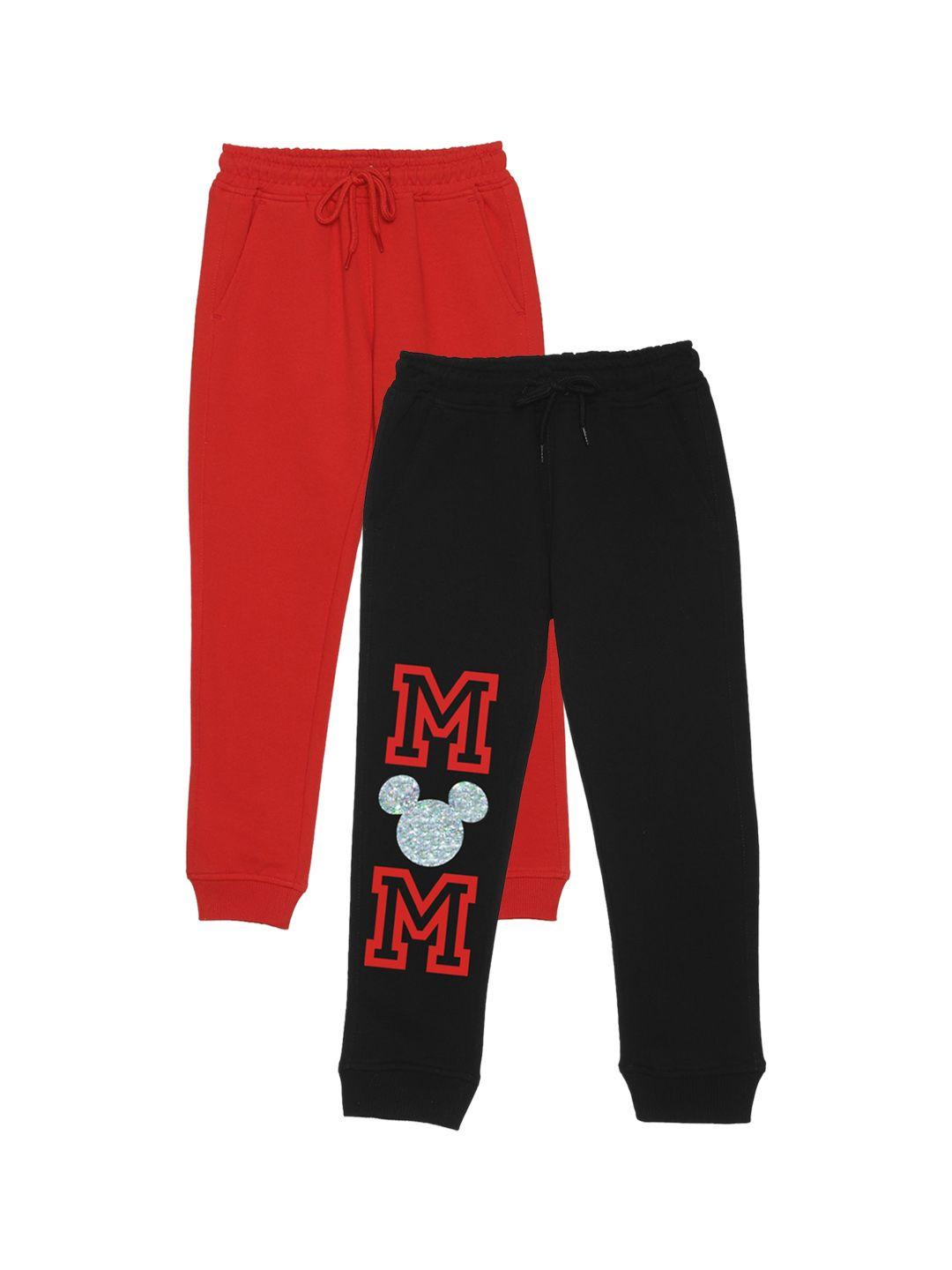 disney by wear your mind kids pack of 2 printed joggers