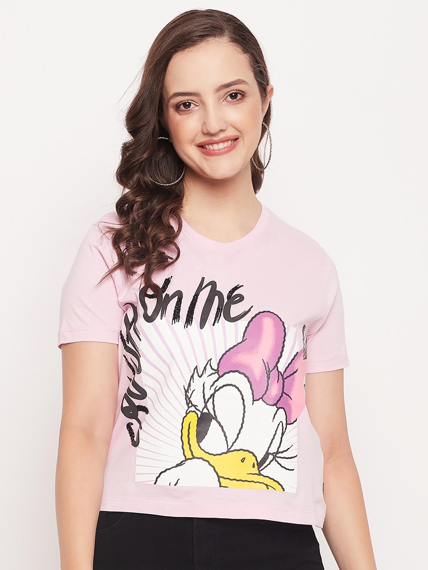 disney daisy multi-color regular fit t-shirt