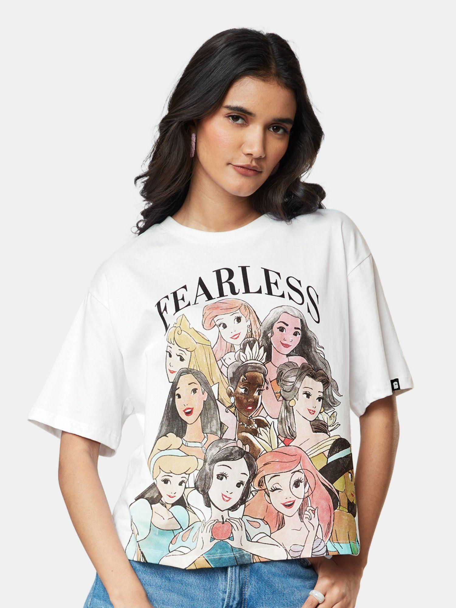 disney fearless women oversized t-shirt