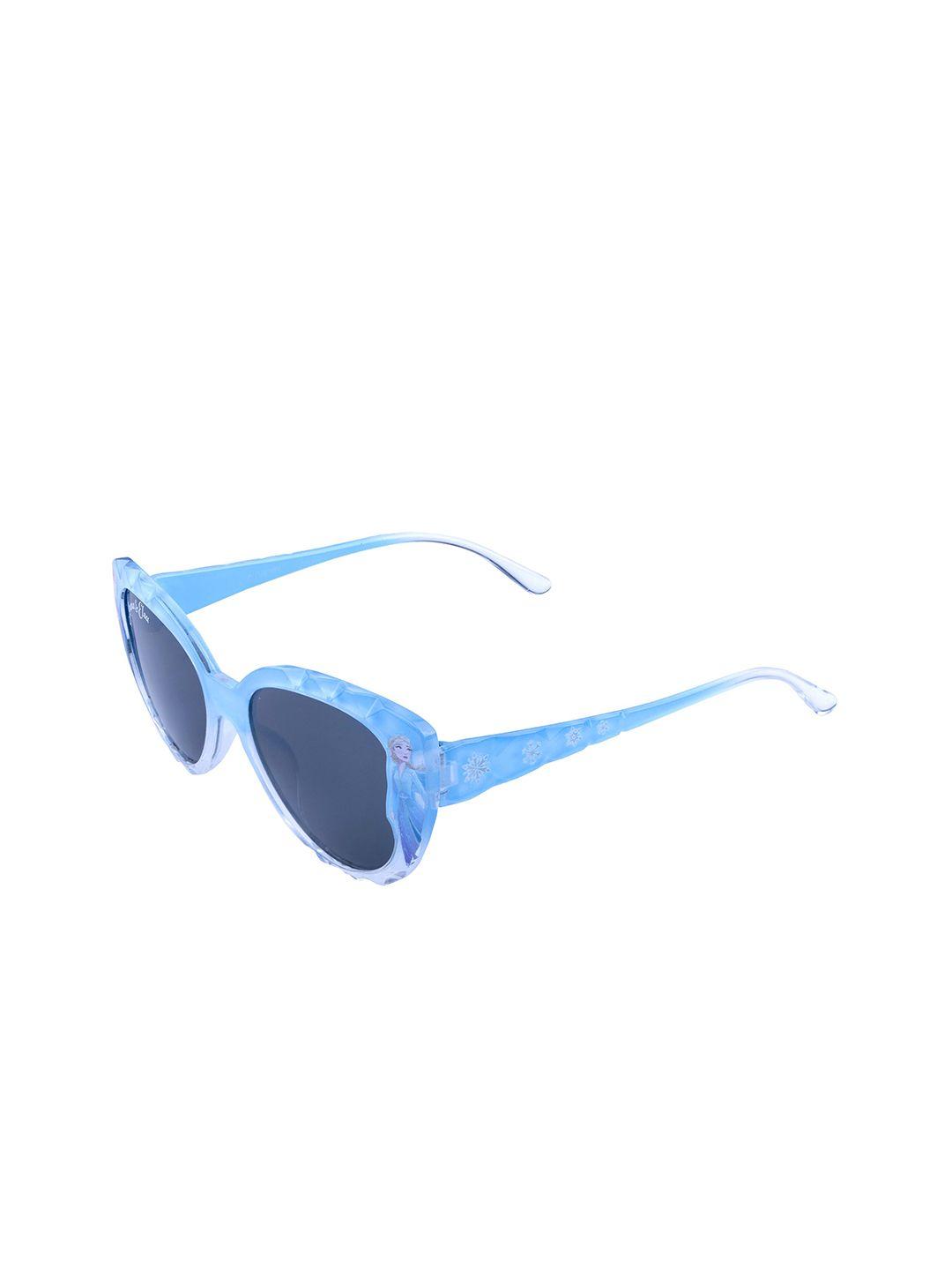 disney girls grey lens & blue butterfly sunglasses with uv protected lens trha15235