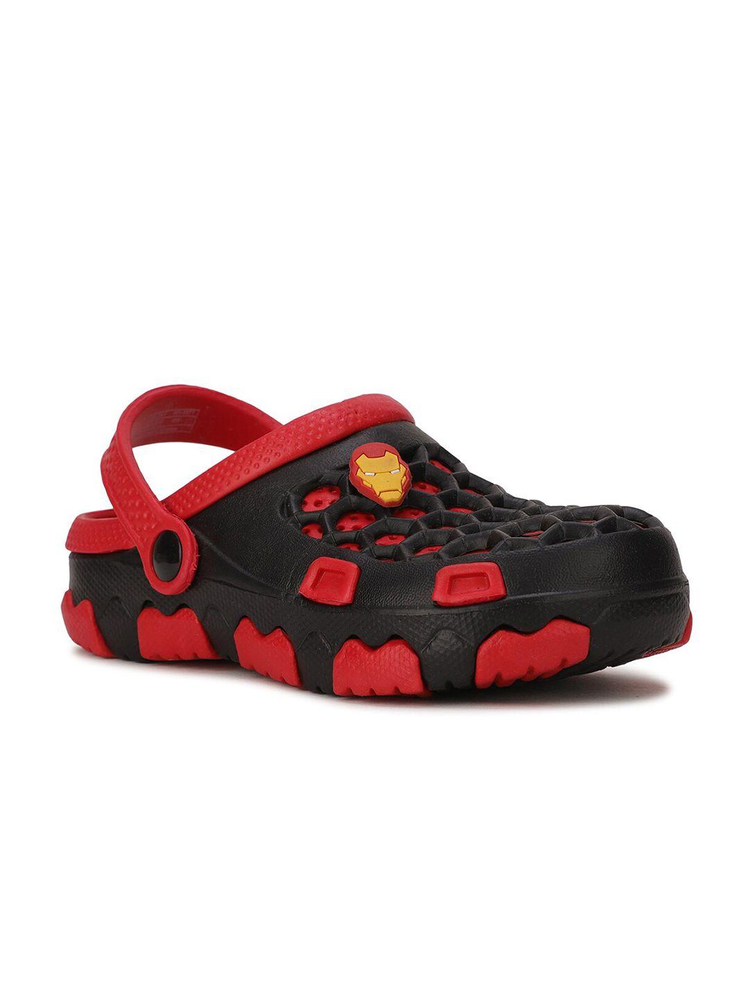 disney girls red & black clogs