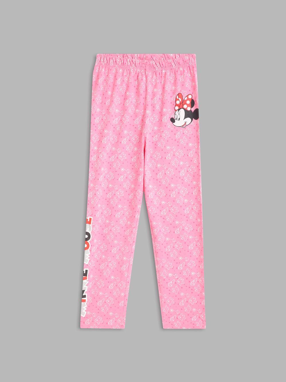 disney girls solid legging