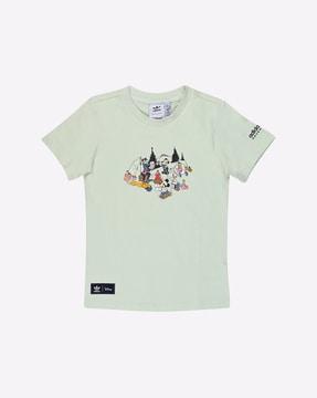 disney print crew-neck t-shirt