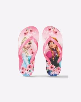 disney print thong-strap flip-flops