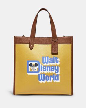 disney x field tote bag with walt disney world motif