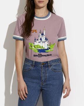 disney x triple rib organic cotton t-shirt