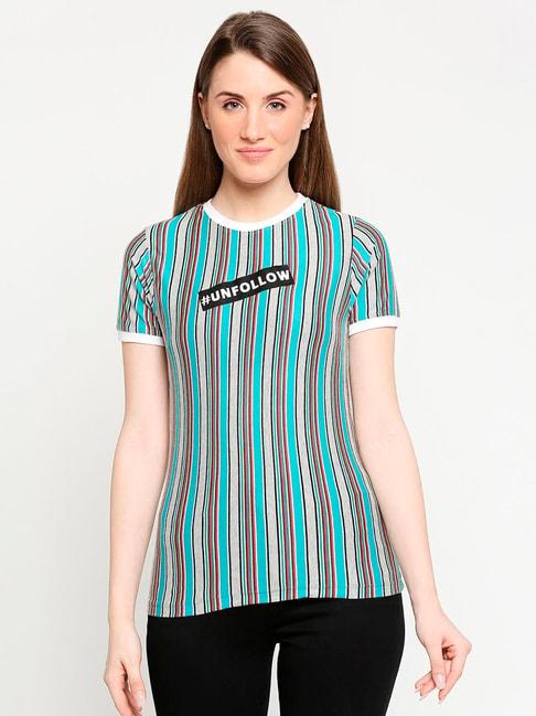 disrupt multicolor striped t-shirt