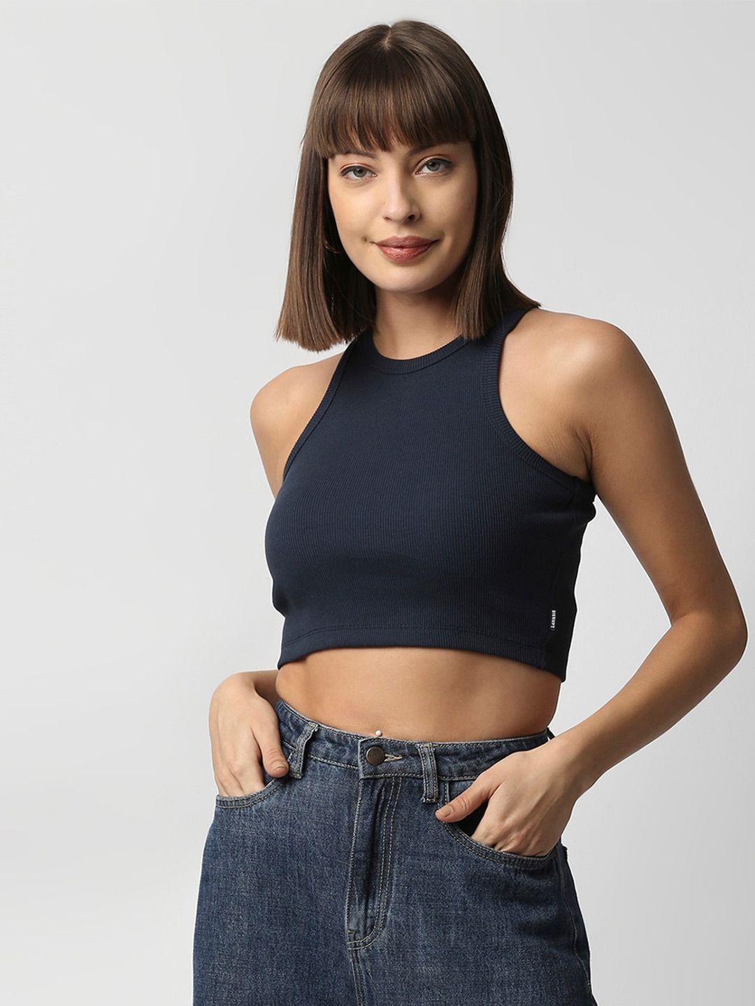 disrupt sleeveless crop top