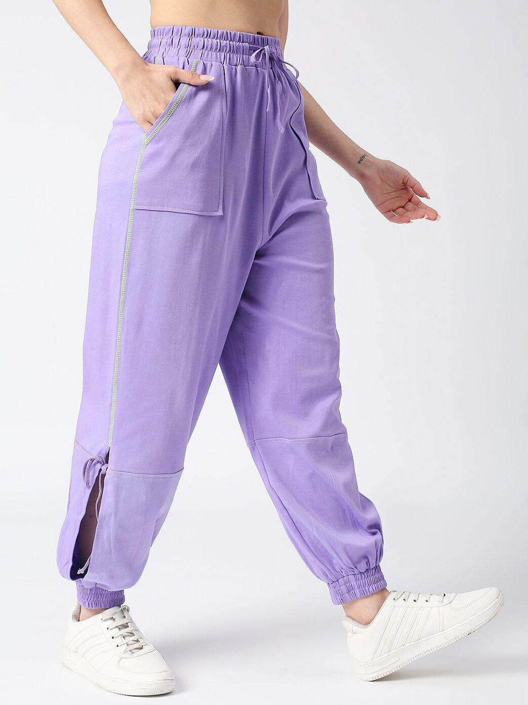 disrupt women cotton relaxed-fit joggers