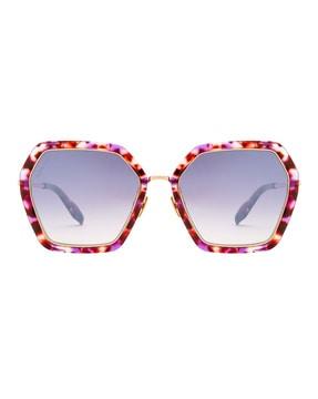 diva 603 full-rim oversized sunglasses